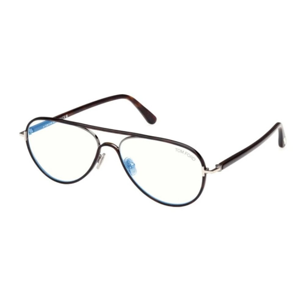 NEW TOM FORD EYEGLASSES HAVANA MEN AVIATOR EYEWEAR